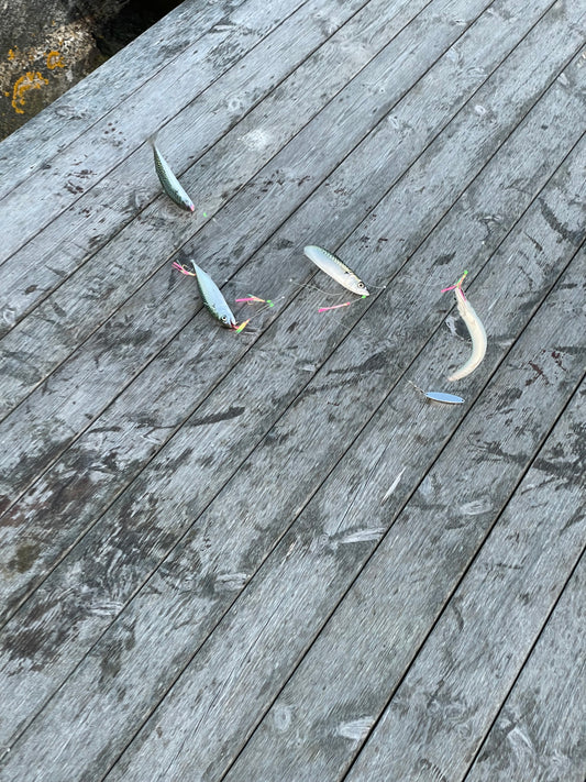 Röda makrill tackel