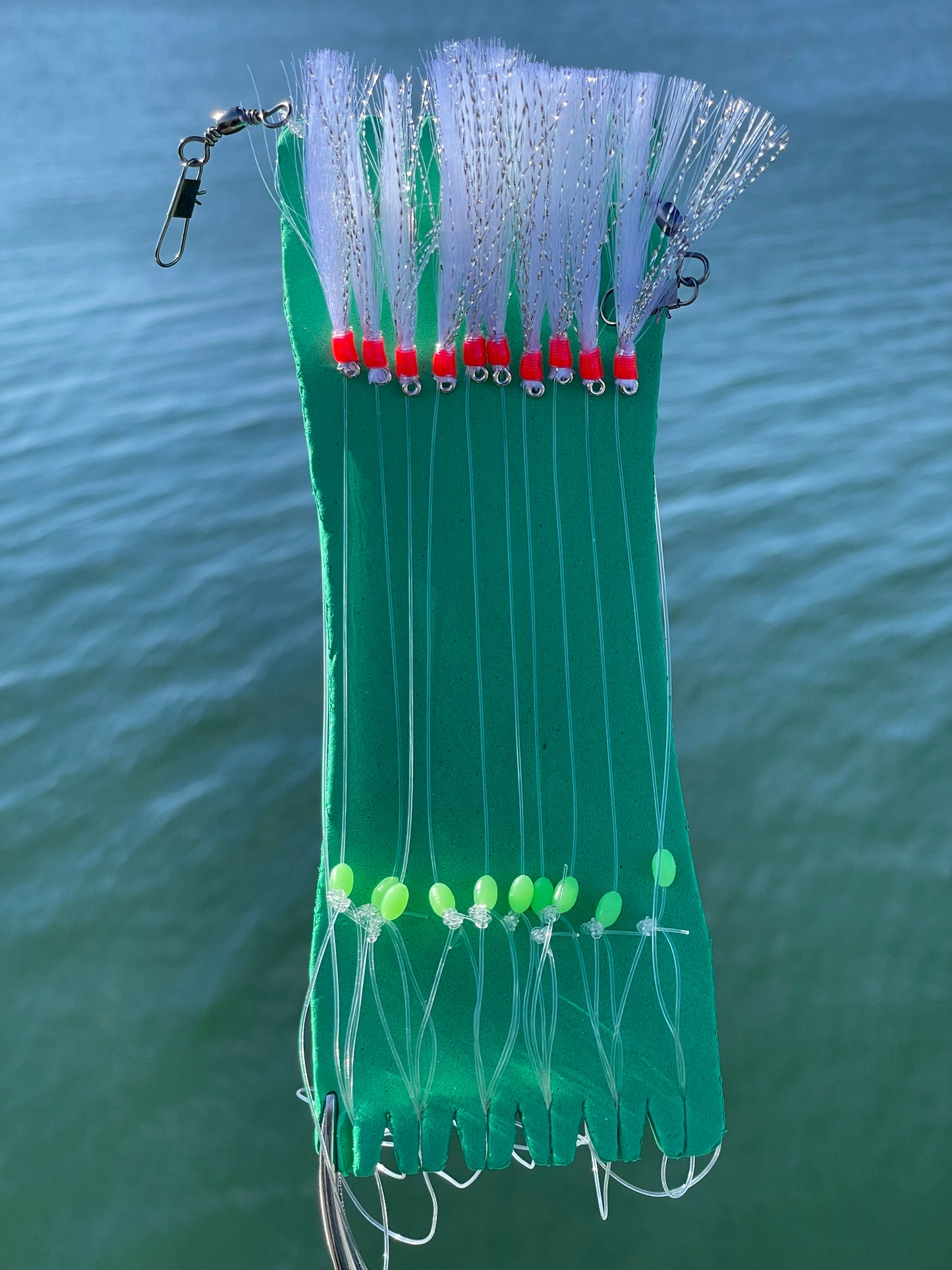 Large foam rig fishing hook storage board