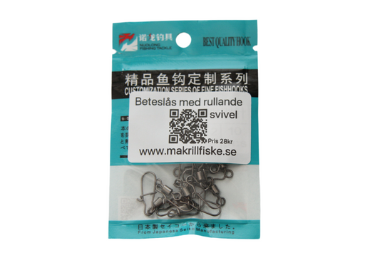 Bait lock with rolling swivel 10 pcs