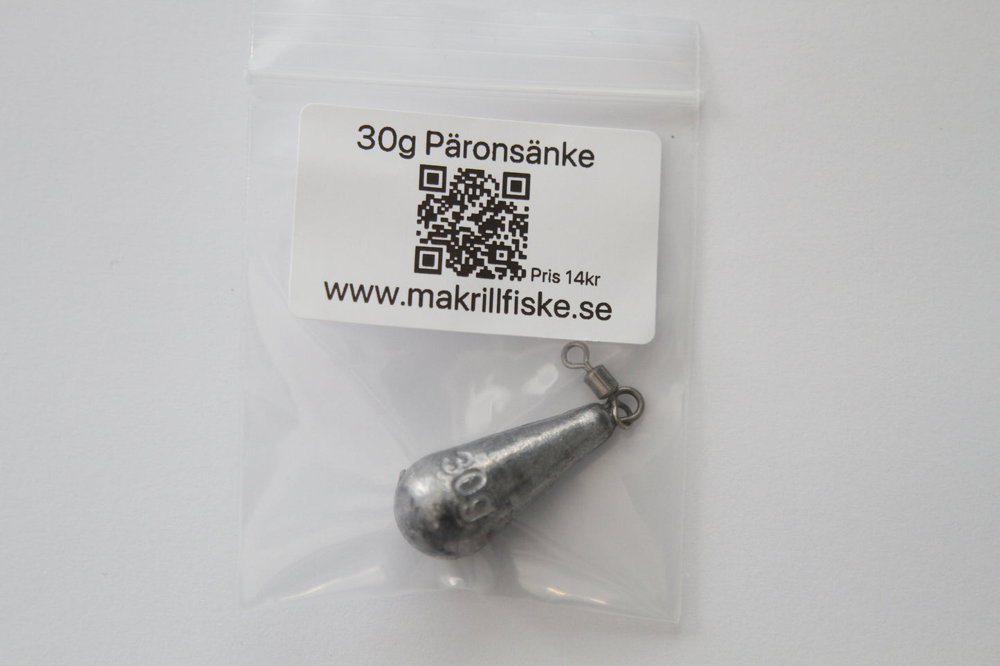 30g Lead Pear Sinker