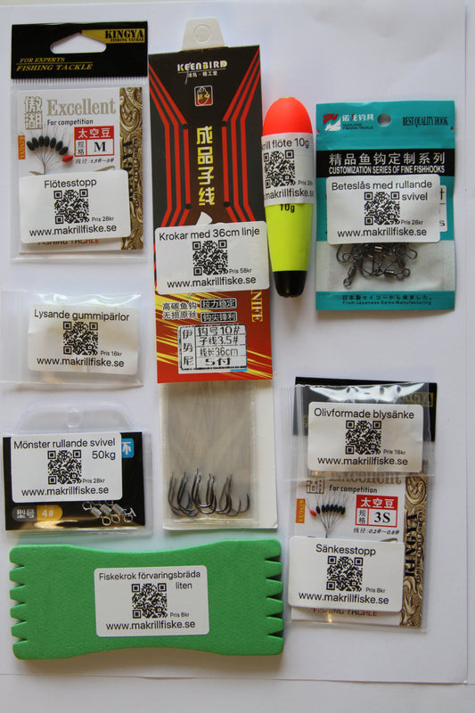 10g makrill flöte set